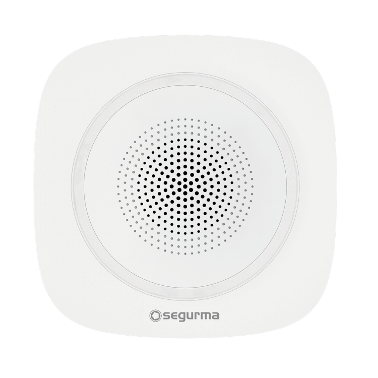 Sirena Segurma interior y exterior con flash luminoso